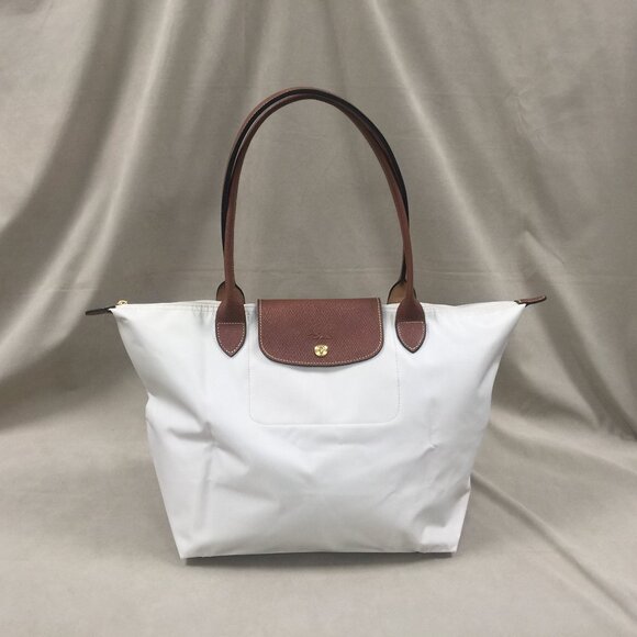 Longchamp Le Pliage Original Tote Bag size large White Paper - Picture 1 of 7
